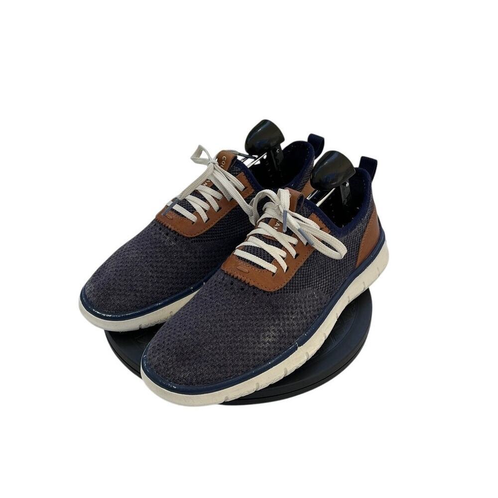Cole Haan Men's Generation Zerogrand Stitchlite Sneakers Size 8 Blue White